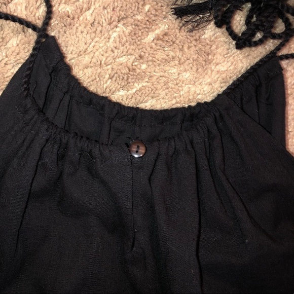 Chelsea & Theodore Women’s Black and White Fringed Skirted Tent Dress Size Med - Picture 5 of 9